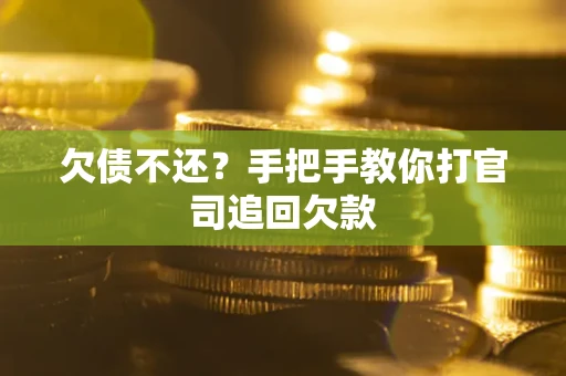 北京欠债不还？手把手教你打官司追回欠款