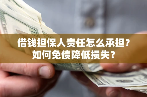 北京借钱担保人责任怎么承担？如何免债降低损失？