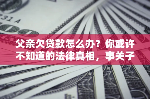北京父亲欠贷款怎么办？你或许不知道的法律真相，事关子女未来