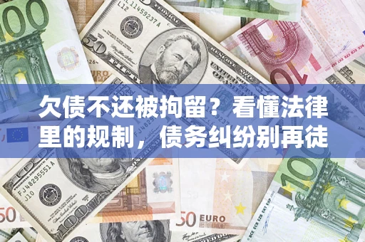 北京欠债不还被拘留？看懂法律里的规制，债务纠纷别再徒劳奔波