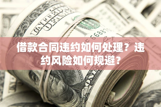 北京借款合同违约如何处理？违约风险如何规避？
