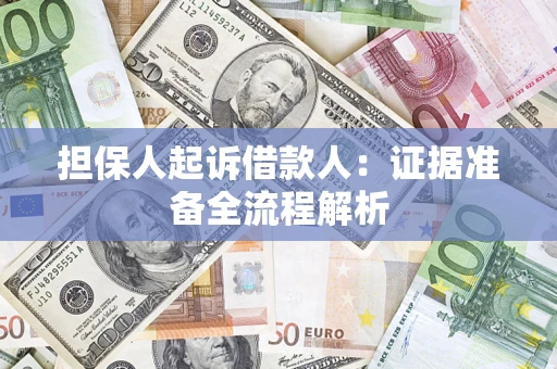 北京担保人起诉借款人：证据准备全流程解析