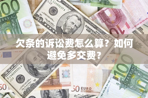 北京欠条的诉讼费怎么算？如何避免多交费？