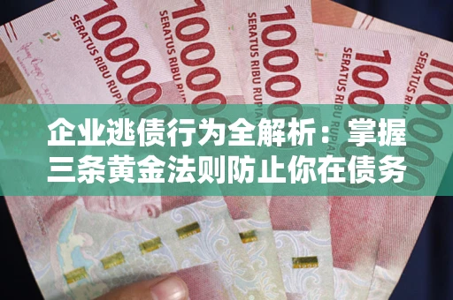 北京企业逃债行为全解析：掌握三条黄金法则防止你在债务乱局中“踩雷”