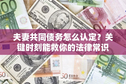 北京夫妻共同债务怎么认定？关键时刻能救你的法律常识