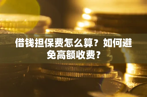 北京借钱担保费怎么算？如何避免高额收费？