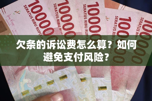 北京欠条的诉讼费怎么算？如何避免支付风险？